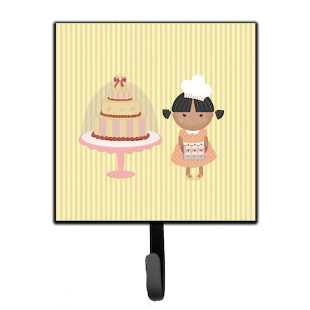Jensendistributionservices Cake Baker African American Yellow Leash or Key Holder MI1712595